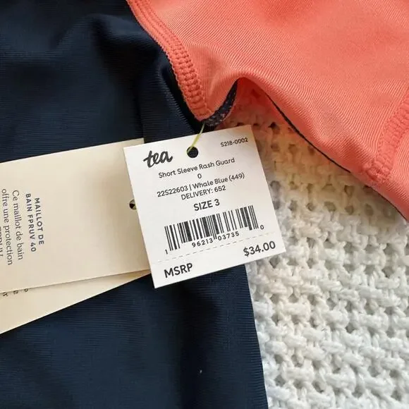 Tea Collection Color Block Rash Guard - Picture 4 of 4